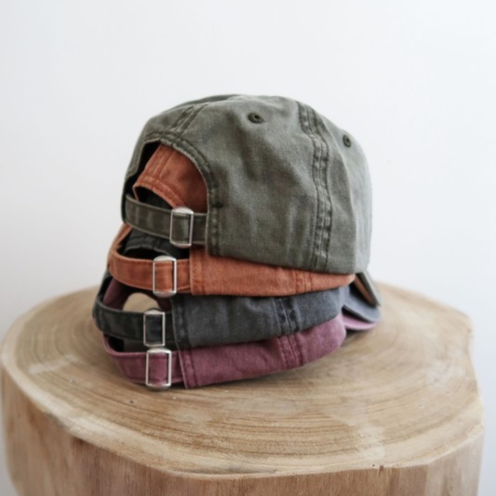 Maroon Mama Embroidered Vintage Wash Baseball Cap - Picture 2 of 3